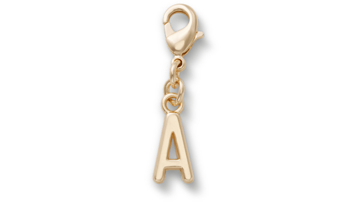 

Gold Letter A Charm