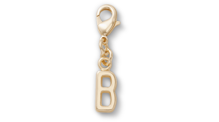 

Gold Letter B Charm
