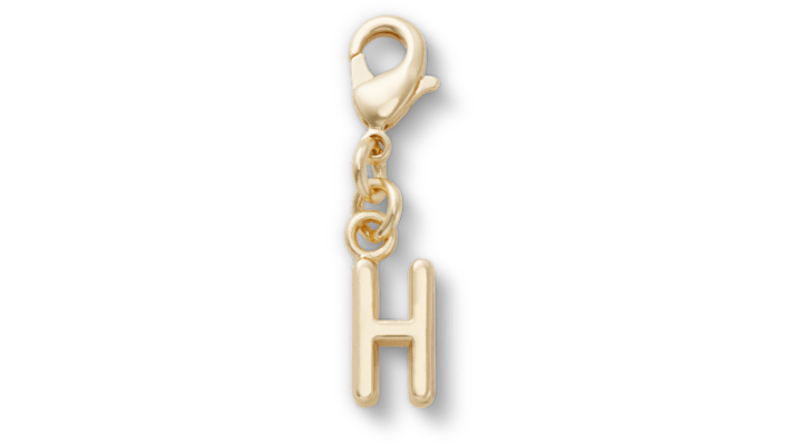 

Gold Letter H Charm