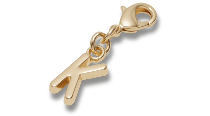 

Gold Letter K Charm