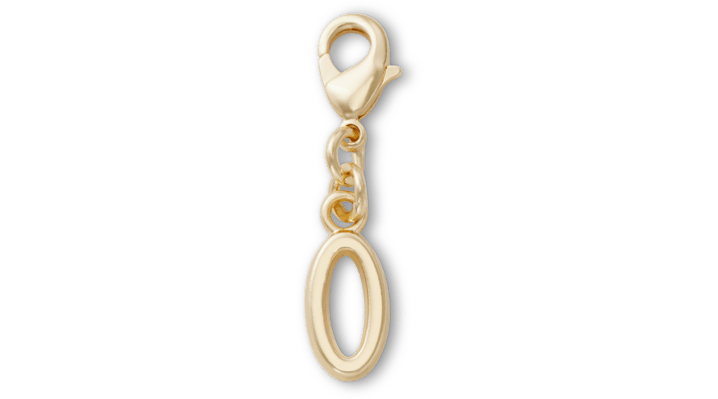

Gold Letter O Charm