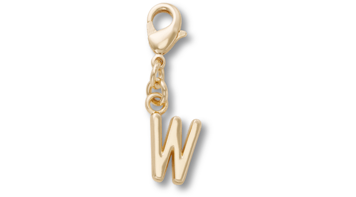 

Gold Letter W Charm