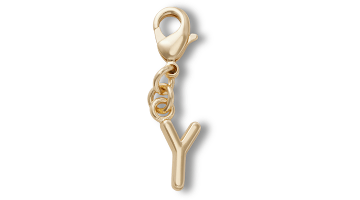 

Gold Letter Y Charm
