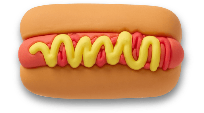 Jibbitz 3D Hot Dog