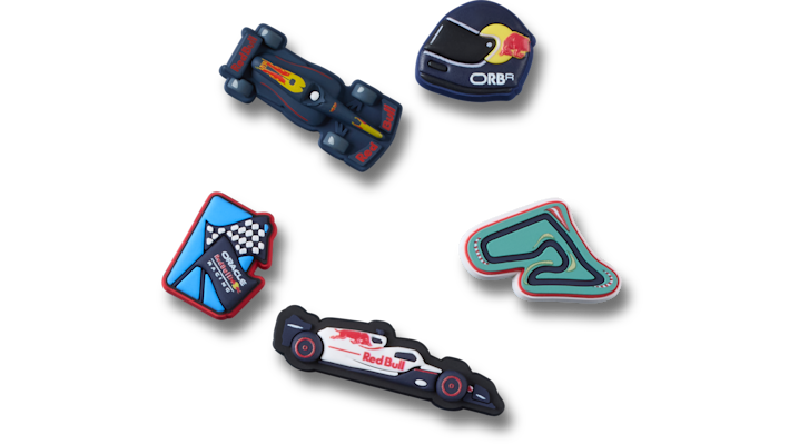 Oracle Red Bull Racing Crocs 5 Pack Jibbitz