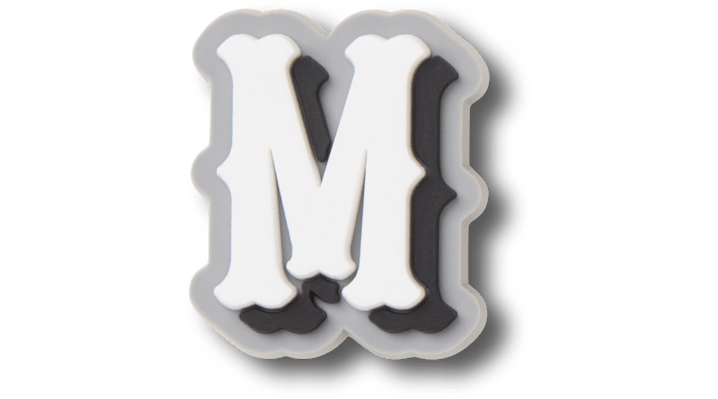 Jibbitz Varsity Ii Letter M In Multi