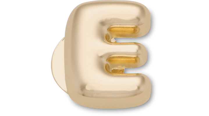 

Gold Bubble Letter E