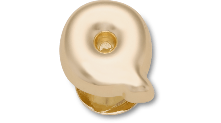 

Gold Bubble Letter Q