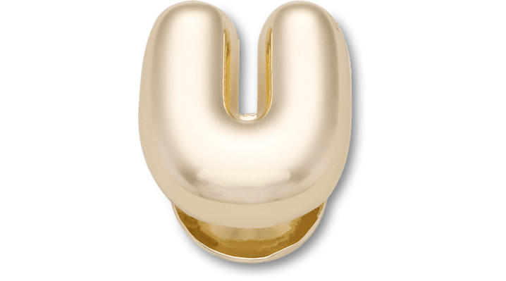 

Gold Bubble Letter U