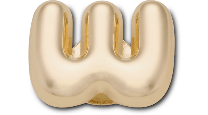 

Gold Bubble Letter W