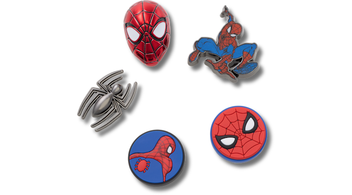YouthCrocsJibbitzSpiderman5Pack-YouthMulti/Multi