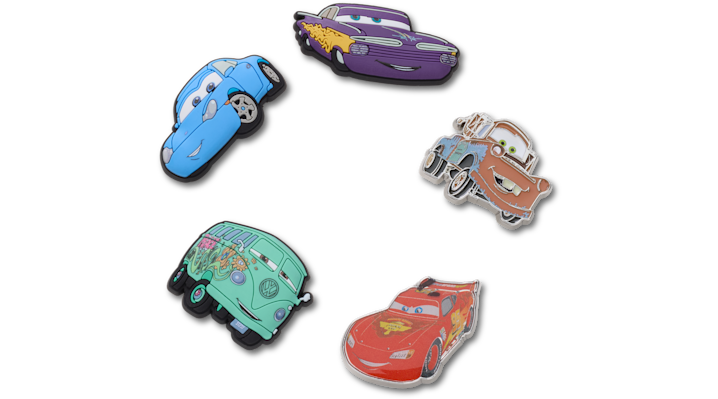 YouthCrocsJibbitzCarsOG5Pack-YouthMulti/MultiSizeOneSize
