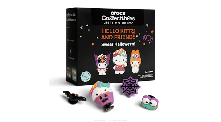 Crocs Collectibles Hello Kitty® and Friends Halloween - 3-Pack Jibbitz Charms Blind Box