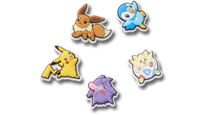 Crocs Pokemon Jibbitz Charms - 5 pack, Kids