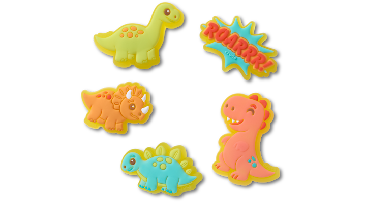 Crocsâ¢ Lights Up Little Dinos Jibbitzâ¢ Charms 5 Pack