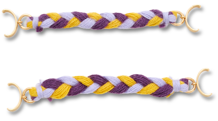 Jibbitz Multi Woven Sandal Chain 2 Pk