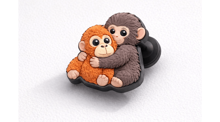 Jibbitz Punch (panchi) The Monkey