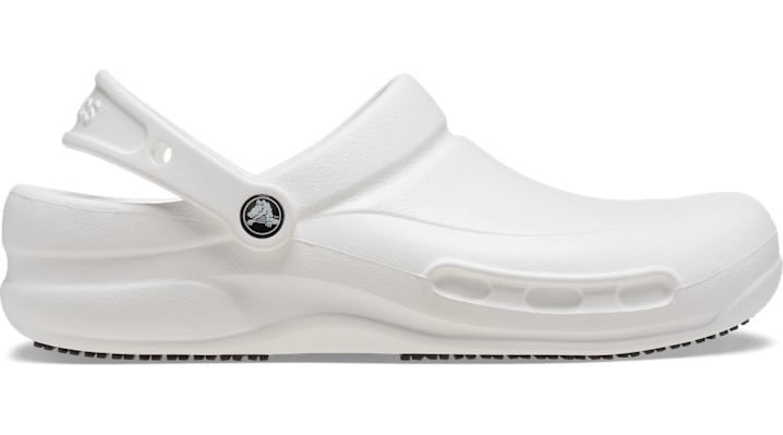 Shop Crocs Bistro Slip Resistant Work Sabots Unisex White 48
