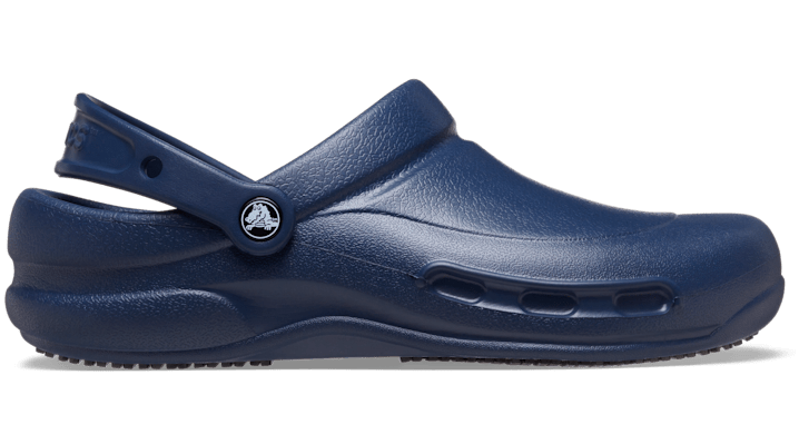Crocs Bistro Slip Resistant Work Clog In Navy