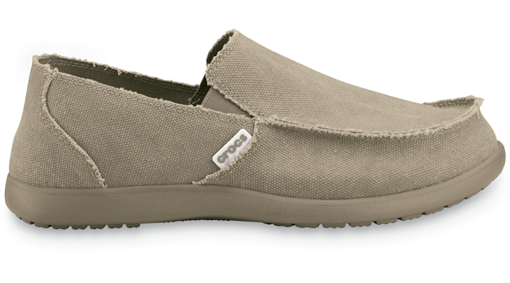 Image of Crocs Men’s Santa Cruz Slip-On; Khaki / Khaki, M7