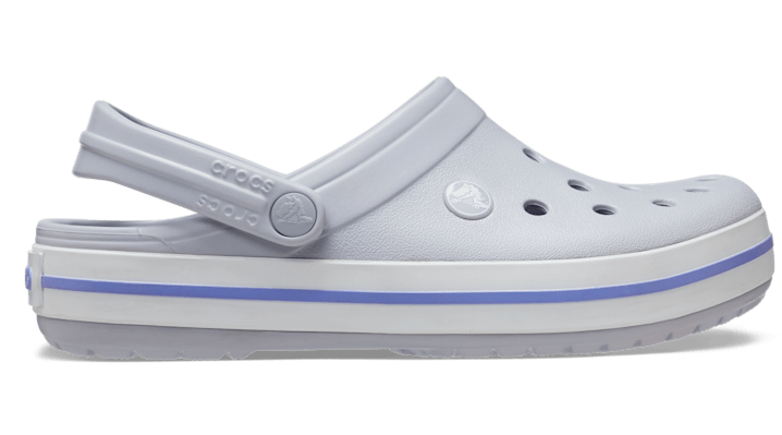 Crocs Crocband Lightweight Wear-resistant Unisex Gray Sandals In Microchip