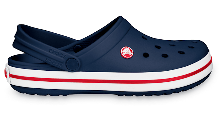 gewoontjes Zilver een paar Crocs Crocband™ Clog In Navy | ModeSens