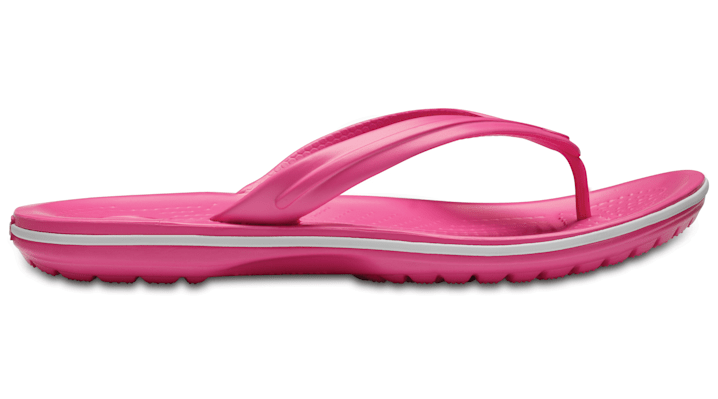 Crocs Crocband™ TeenSlippers Unisex Paradise Pink-White 45