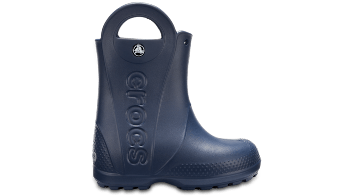 Crocs Handle It Rain Boot Boots Kids Navy J3 In Navy