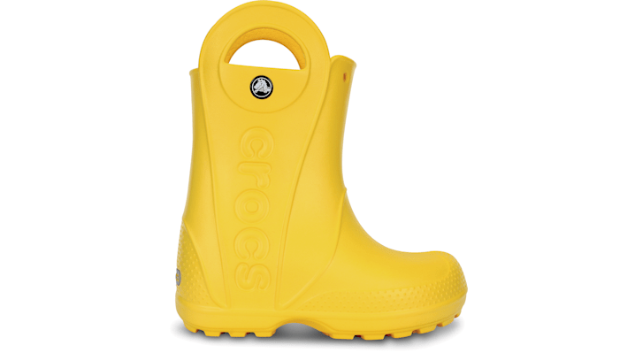 Shop Crocs Kids' Handle It Rain Boot In Yellow