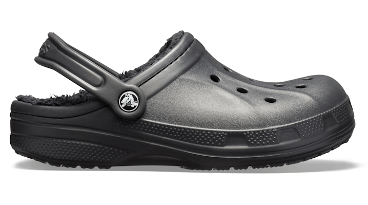 Crocs Perforated Toe Sandals In Black/black