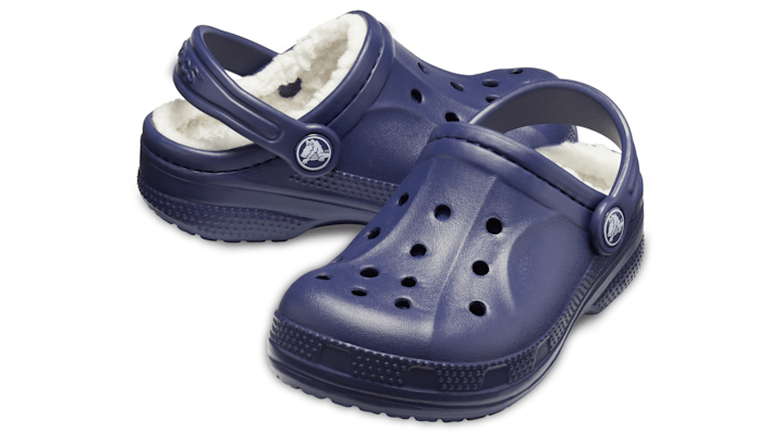Crocs Kids Ralen Lined Clog Nautical Navy Blue Relaxed Fit 10 11