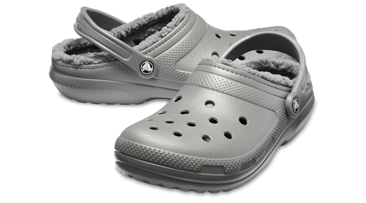 Crocs Classic Lined Clogs Unisex Slate Grey/Smoke - 203591-0EX