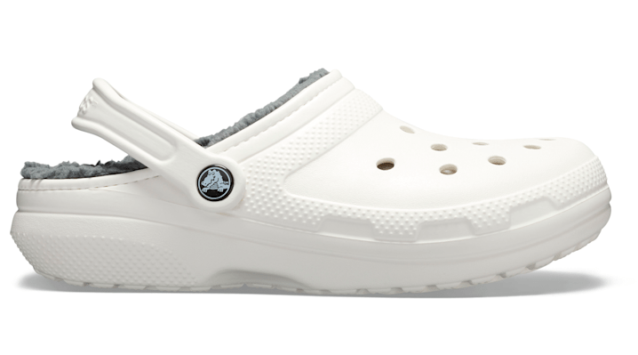 Crocs Classic Lined Klompen Unisex White-Grey 45