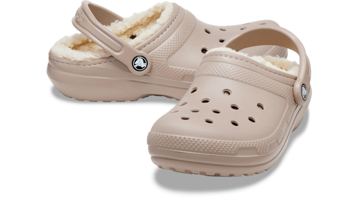 Crocs Classic Lined Clogs Unisex Mushroom / Bone - 203591-2YB