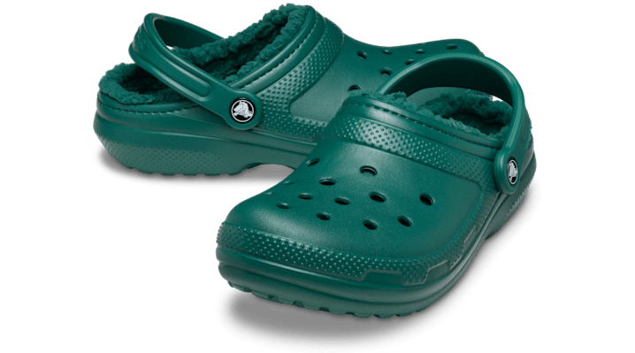 Crocs | Unisex | Classic Lined | Clogs | Emerald | - 203591-302