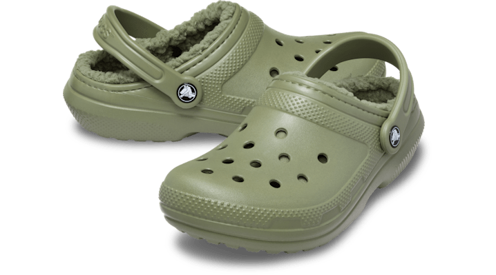 Crocs Classic Lined Klompen Unisex Cargo - 203591-3BX