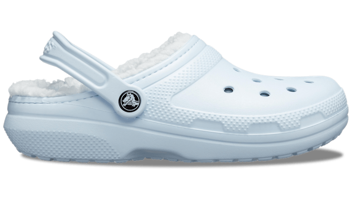 Crocs Classic Lined Clog In Mineral Blue/mineral Blue