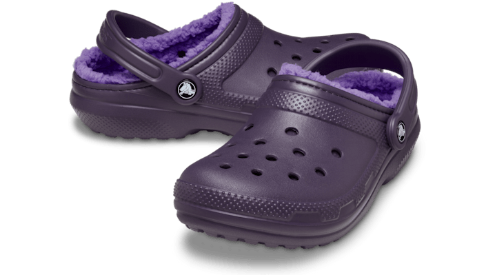 Crocs Classic Lined Klompen Unisex Dark Iris - 203591-5AS