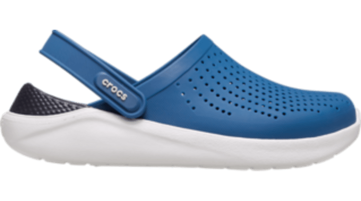 Crocs Literide Flash Shoes Blue Unisex Sandals In Vivid Blue/almost White
