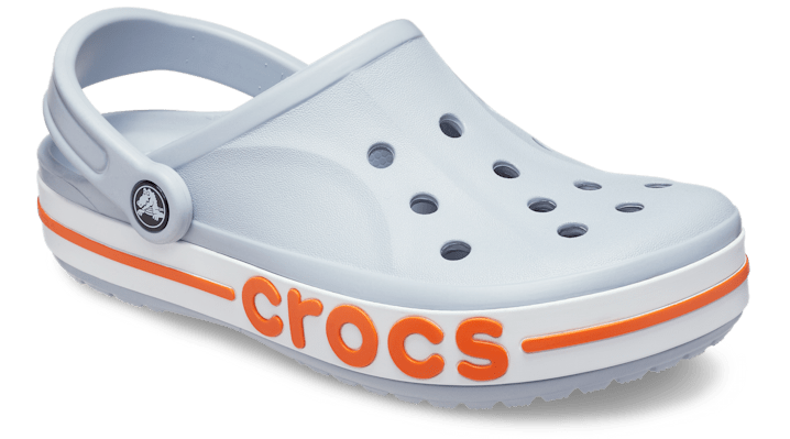Crocs grey outlet and orange
