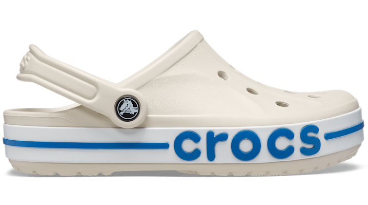 Crocs Bayaband Clog In Stucco/bright Cobalt