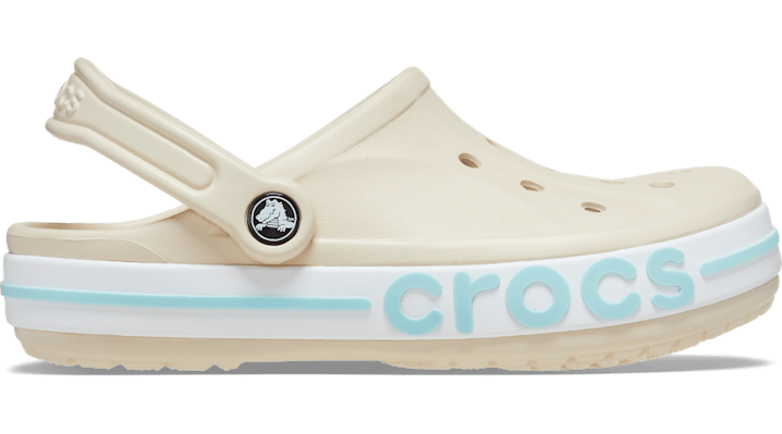 Winter store white crocs