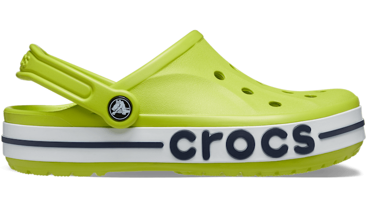 Crocs Bayaband Clog In Lime Punch/navy