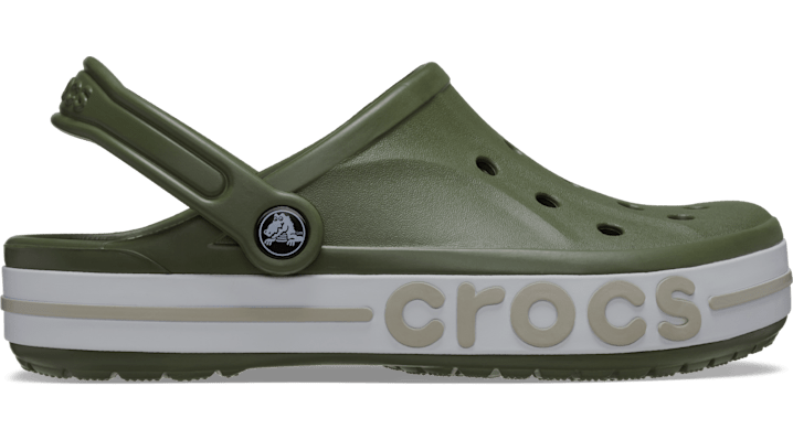 Crocs Bayaband Clog In Army Green/cobblestone