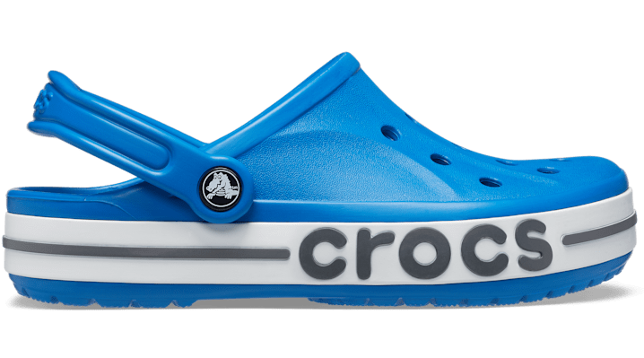 Crocs Bayaband Clog In Bright Cobalt/slate Grey