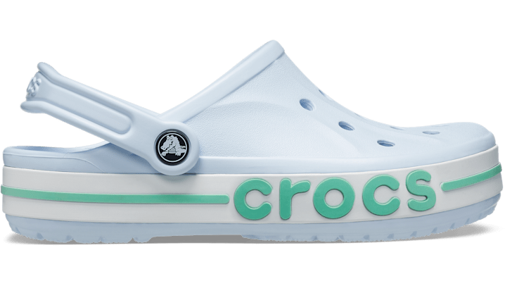 Crocs Bayaband Clog In Mineral Blue/pistachio