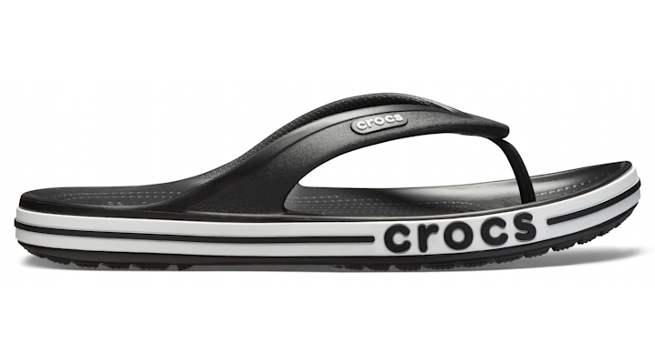 Crocs Bayaband Flip Flop Sandals Size Men 7 Black Unisex