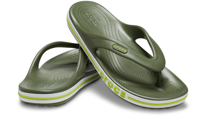 Crocs unisex Bayaband Flips Army Green - 205393-309