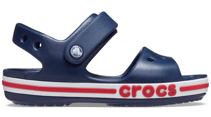 Crocs | Kids | Bayaband | Sandals | Navy / Pepper | J2 In Navy/pepper