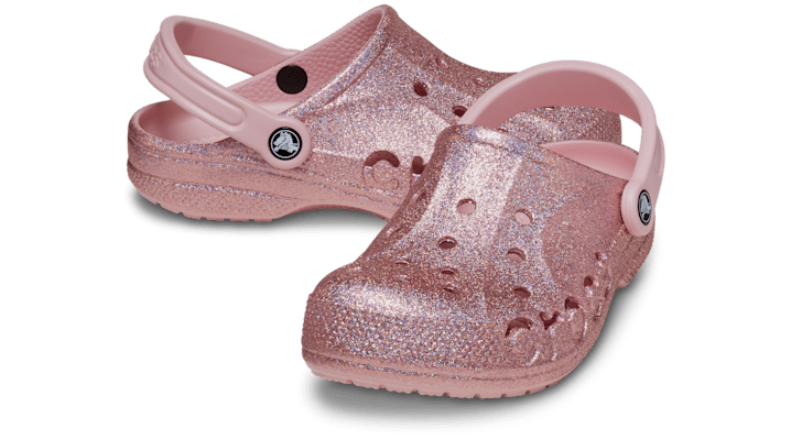 Crocs unisex Baya Glitter Clogs Petal Pink - 205925-606